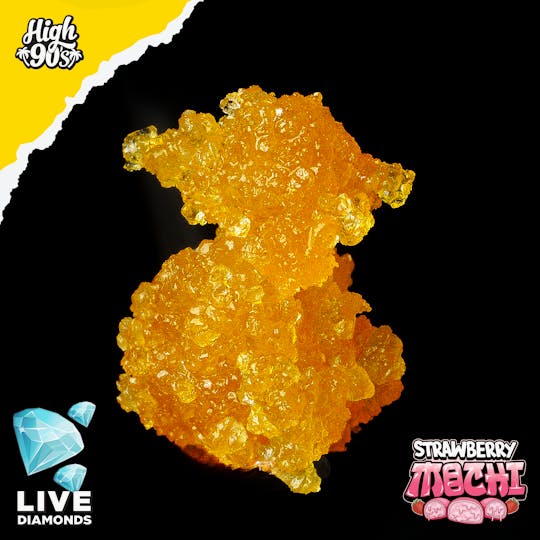 HIGH 90s - High 90s : Strawberry Mochi 1g Live Diamonds - 1