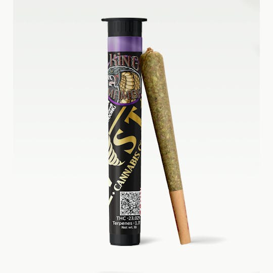 Kush Gardens - Twisted Preroll 1g - King Mamba - 1