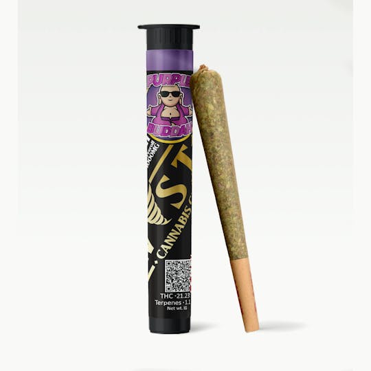 Kush Gardens - Twisted Preroll 1g - Purple Buddha - 1