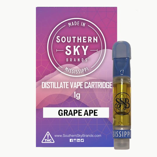 Southern Sky Brands - Grape Ape THC Vape - 1g - 1