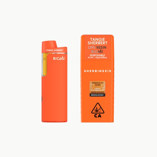 Sherbinskis - Tangie Sherbert Live Resin 1g AIO - 1