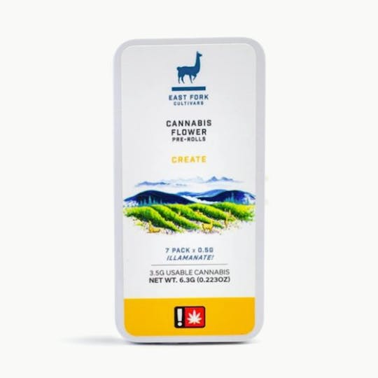 East Fork Cultivars - Create 0.5g Pre-Roll - Sour Lemon Kush - 1