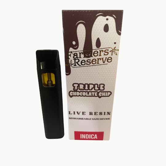 Farmers Reserve - 1Gram Triple Chocolate Chip Live Resin Disposable - 1