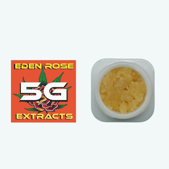 Eden Rose Processing - Eden Rose Extracts Live Resin Baller Jar 5g - Wedding Cake (Indica) - 1