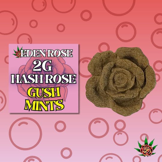 Eden Rose Processing - Eden Rose Bubble Hash Rose 2g -Gush Mints (Indica) - 1