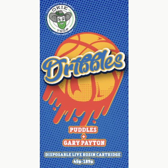 Okie TSGP - Dribbles - 45µ-189µ Disposable Live Rosin Cart - 0.5g - 1