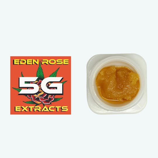 Eden Rose Processing - Eden Rose Extracts Cured Resin Baller Jar 5g - White Tahoe Cookies (Indica) - 1
