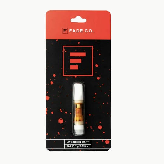 Fade Co. - Cuban Black Haze | Live Resin Cartridge - 1g - 1