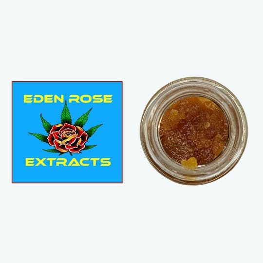 Eden Rose Processing - Eden Rose Extracts Cured Resin Baller Jar 14g - L.A Kush (Indica) - 1