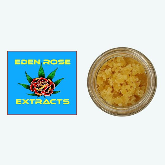 Eden Rose Processing - Eden Rose Extracts Cured Resin Baller Jar 28g - Strawberry Pave (Indica) - 1