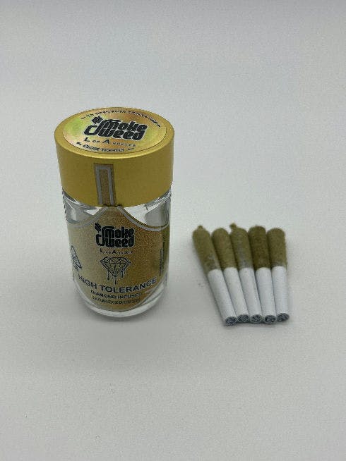 Smoke Weed LA - SWLA - Snoop OG 5 Pack Diamond Infused Kief Coated Pre-Rolls 2.5g - 1