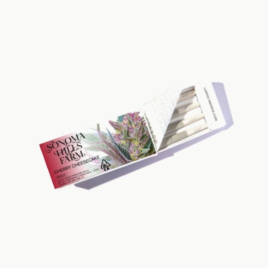 Sonoma Hills Farm - Cherry Cheesecake - 4-pack pre-rolls, .8g ea, 3.2g total - 1