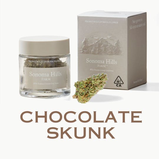 Sonoma Hills Farm - Chocolate Skunk - 3.5g Flower Jar - 1