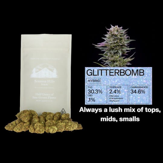 Sonoma Hills Farm - Glitterbomb - 14g Flower Bag - 1