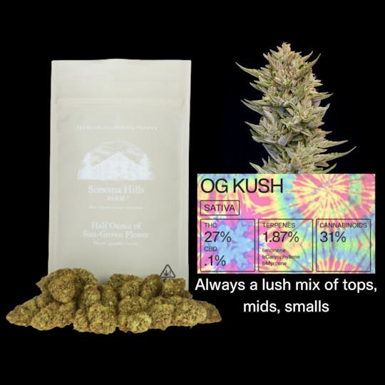 Sonoma Hills Farm - OG Kush - 14g Flower Bag - 1