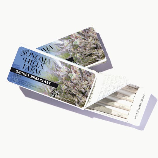Sonoma Hills Farm - Secret Breakfast - 4-pack pre-rolls, .8g ea, 3.2g total - 1