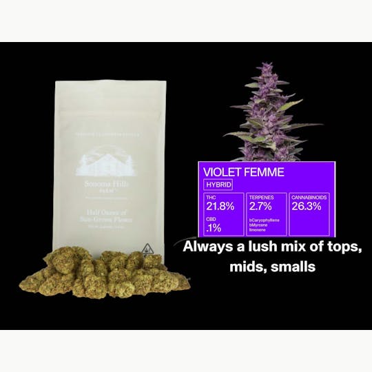 Sonoma Hills Farm - Violet Femme - 14g Flower Bag - 1