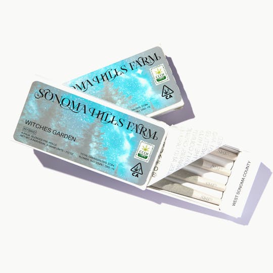 Sonoma Hills Farm - Witches Garden Blend - 4-pack pre-rolls, .8g ea, 3.2g total - 1