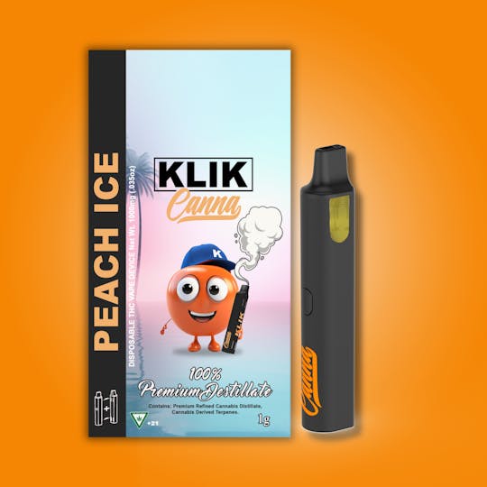 KLIK - Klik 1g Disposable - Peach Ice - 1