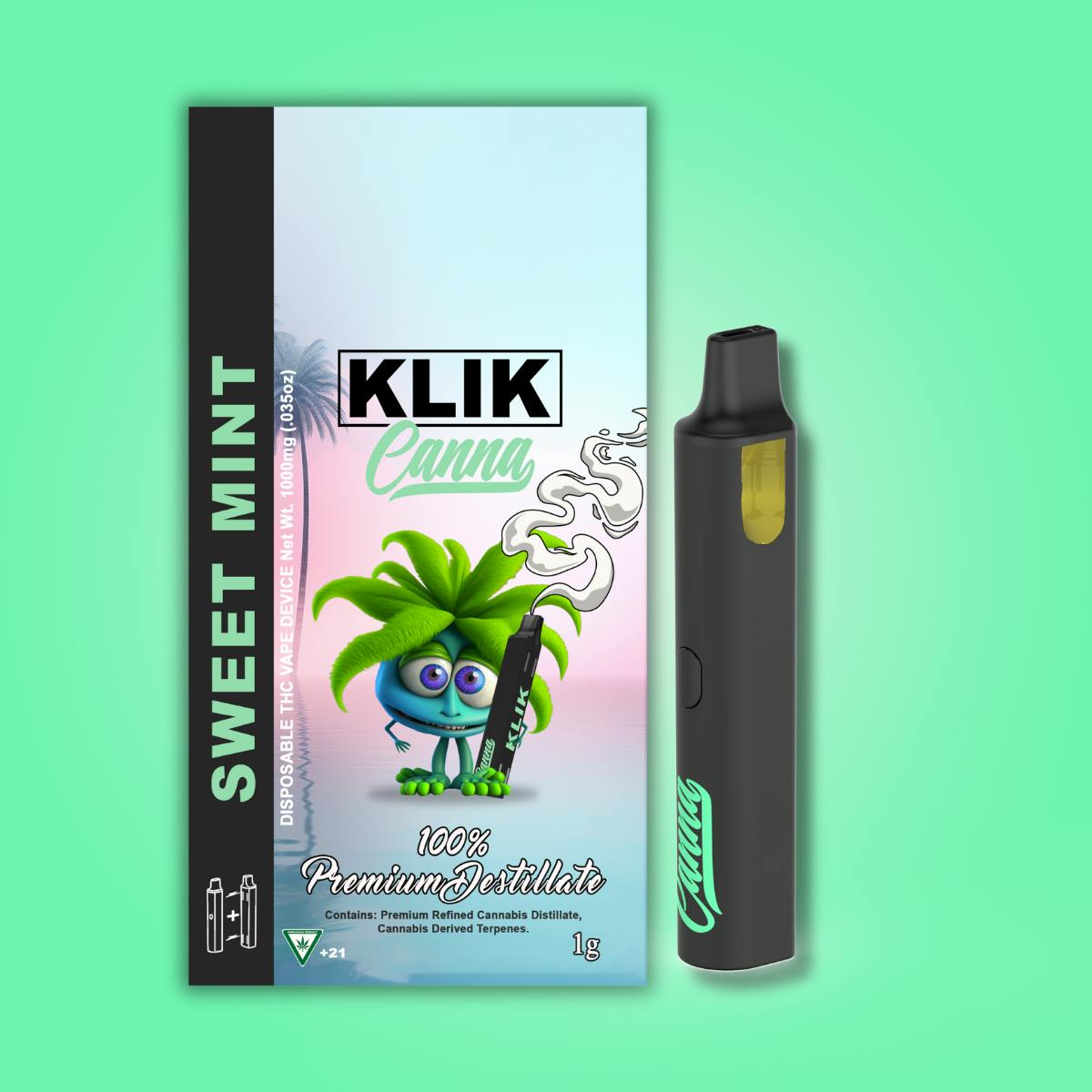 KLIK - Klik 1g Disposable - Sweet Mint - 1