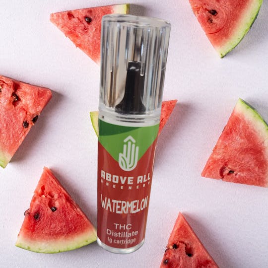 Above All Greenery - Brand - Watermelon 1 G THC Distillate cart - 1