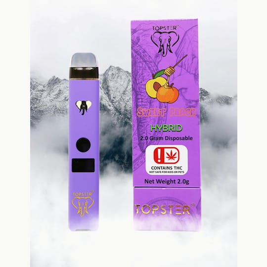 TOPSTER - SWEET PEACH - 2000MG DISPOSABLE - 1