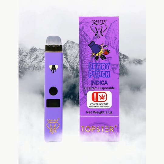 TOPSTER - BERRY PUNCH - 2000MG DISPOSABLE - 1