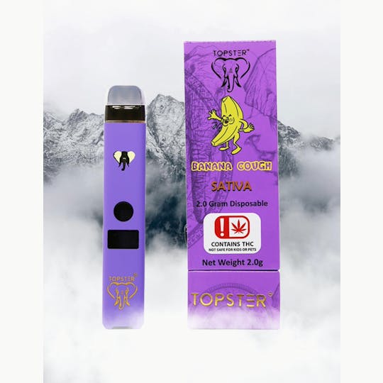 TOPSTER - BANANA COUGH - 2000MG DISPOSABLE - 1