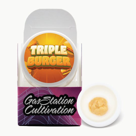 Gas Station Cultivation - Triple Burger Cured Resin Badder 1G - 1