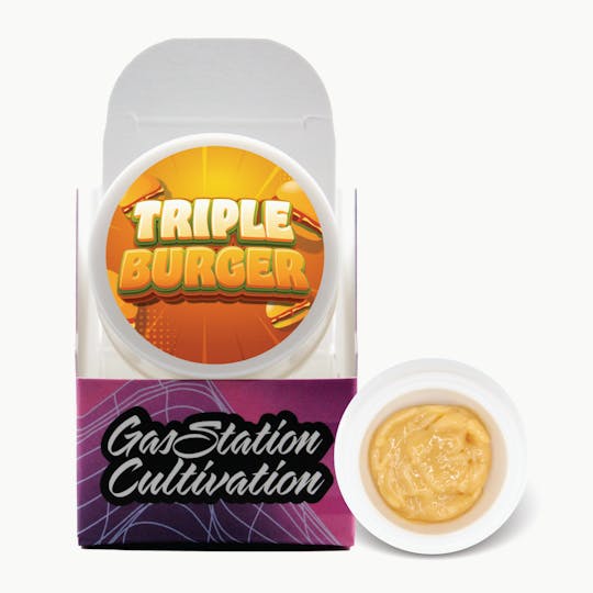 Gas Station Cultivation - Triple Burger Cured Resin Badder 3.5G - 1
