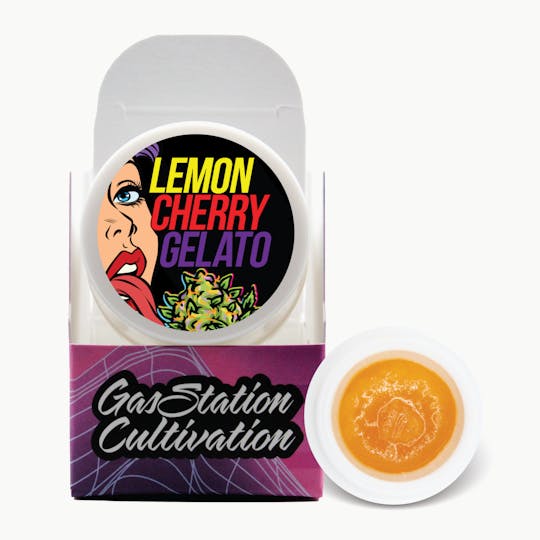 Gas Station Cultivation - Lemon Cherry Gelato Live Resin Sugar & Sauce 3.5G - 1