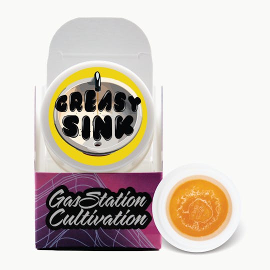 Gas Station Cultivation - Greasy Sink Live Resin Sugar & Sauce 3.5G - 1