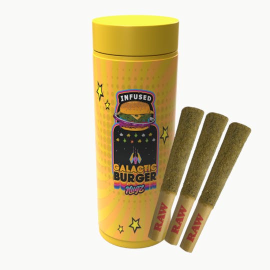 Nugz - Galactic Burger Infused Pre-rolls – 3 x 0.6g - 1