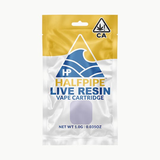 Halfpipe Cannabis - Bubba's Gift 1g Live Resin Cartridge - 1