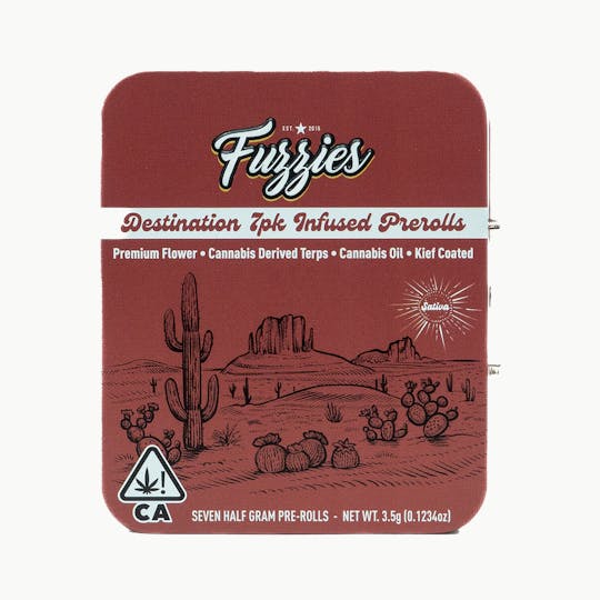 Fuzzies - Fuzzies Destination 3.5g Infused 7-Pack - Fruit Punch Sativa - 1