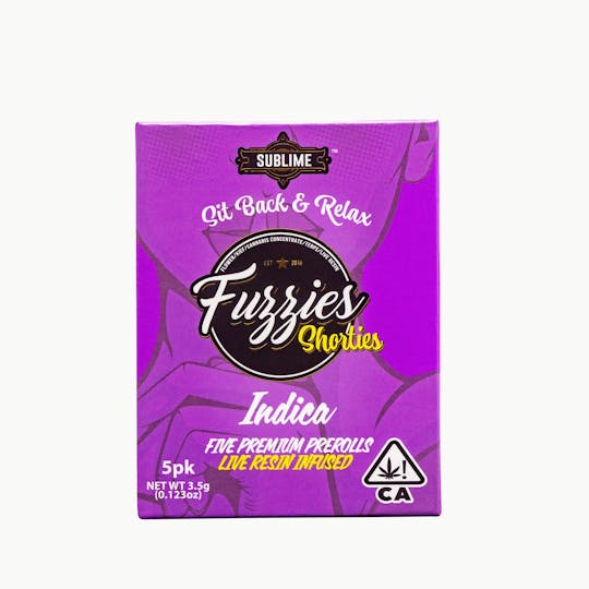 Fuzzies - Fuzzies Live Resin 3.5g 5-Pack Zerealz Indica - 1