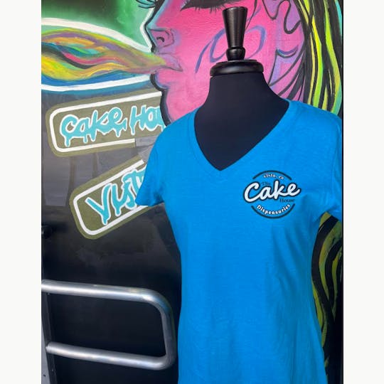 Cake House - Sapphire S OG Womens V-Neck Tee The Cake House - 1