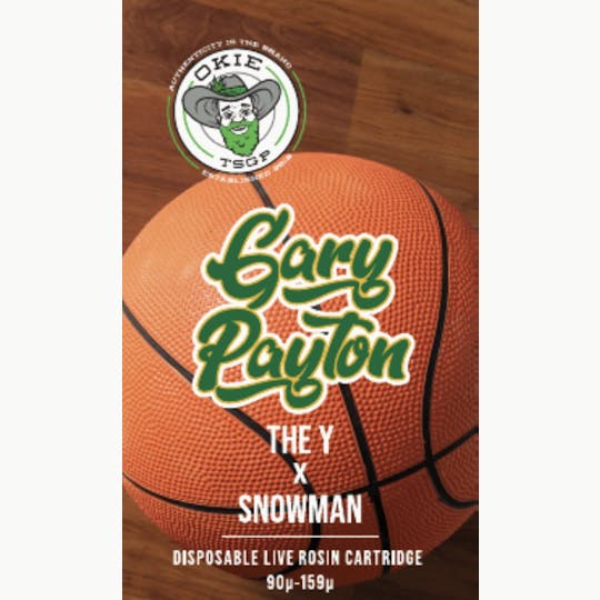 Okie TSGP - Gary Payton - 90µ-159µ - 0.5g Disposable Live Rosin Cart - 1