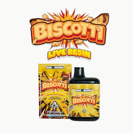 Dab Daddy Ⓡ - Biscotti Live Resin Dab Daddy® Vape 1g - 1