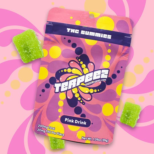 Terpeez - Terpeez - Pink Drink Gummies 10pk 200mg - 1