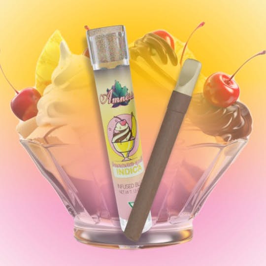 Amnesia MI - Banana Split - Wood Tip Blunt - 1