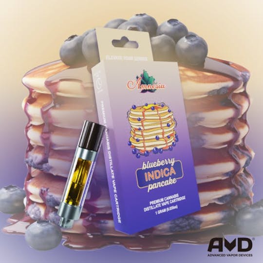 Amnesia MI - Blueberry Pancake - Cart 1g - 1