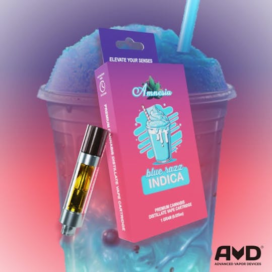 Amnesia MI - Blue Razz - Cart 1g - 1