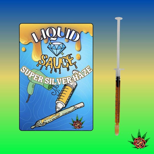 Eden Rose Processing - Eden Rose Extracts BHO Distillate 1,000mg Syringe - Super Silver Haze - 1