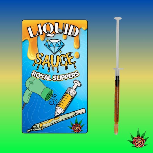 Eden Rose Processing - Eden Rose Extracts BHO Distillate 1,000mg Syringe - Royal Slippers - 1