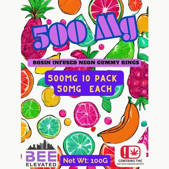 Bee Elevated - 500MG Live Hash Rosin Ring - 1