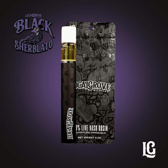Localgrove - Local Grove Live Hash Rosin Disposable | Black Sherblato | 0.5G - 1