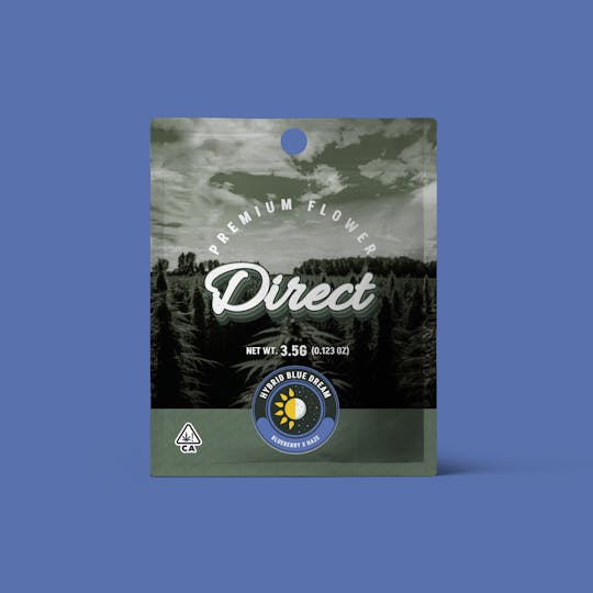 Direct - Blue Dream Blueberry x Haze (Hybrid) Flower 3.5 g - 1