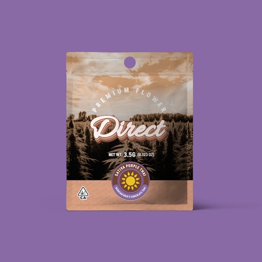 Direct - Purple Thai Oaxacan Gold x Chocolate Thai (Sativa) 3.5 g - 1