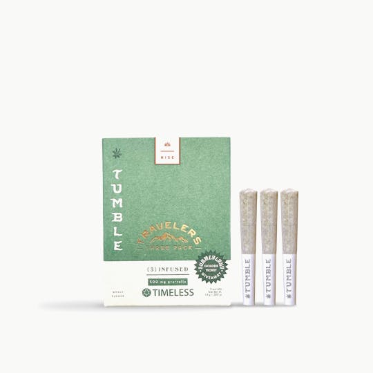 Timeless Vapes - Tumble Chemistree Travelers Infused Pre Roll Pack - 1